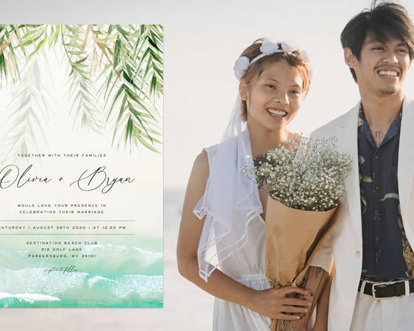Destination Beach Wedding Invitations: Set the Tone for an Unforgettable Celebration