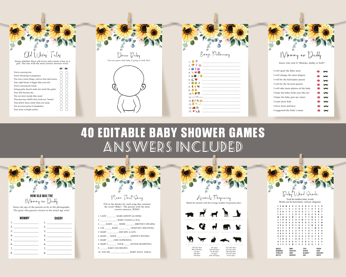 My Waters Broke Baby Shower Game - Rainbow Printable Baby Games