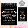 Drive by parade invitation, Drive by invitation for adults, Drive by birthday invitation editable template