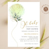 Balloon Baby Shower Invitation Template