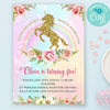 magical unicorn party invite