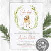 Oh deer baby shower invitation, Woodland deer baby shower invitation, you edit