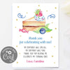 Berry sweet birthday thank you card