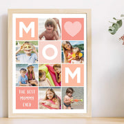 Custom photo gift for mom, Mom collage of pictures, Digital, I edit YOU print