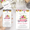 Drive By Bridal Shower Invite Sunflowers