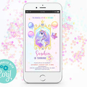 Unicorn Digital Invitation