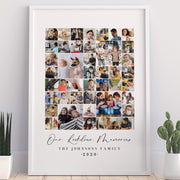 Our Lockdown Memories photo collage family photo collage for wall, housewarming gift custom collage of pictures