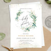 Greenery Gender Neutral Baby Shower Invitation