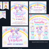 Unicorn Invitation Bundle Templates