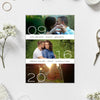 Save the date photo card personalized save the date with photo collage modern card