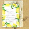 Lemons baby shower invitation, Citrus baby shower, Yellow lemon baby shower