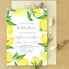 Lemons bridal shower invitation, Lemon bridal brunch invitation, Citrus bridal shower, engagement party