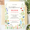 Wildflower Birthday Invitation Template